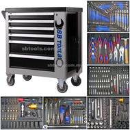 SB TOOLS 324Pcs Professional Premium Cabinet Tool Set | Drawer Set | Trolley Tool Set