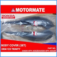 ◭ ❐ ❐ Cover Body Set XRM 125 Gray Honda Original