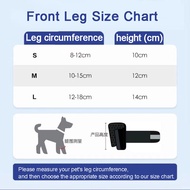 Dog Knee Pad Front Leg Muffs Senior Dog Auxiliary Support Injury Recovery Strap Velcro Small Dogs Kn
