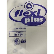 24x36" Flexi .0008 Clear 100's Plastic Bag