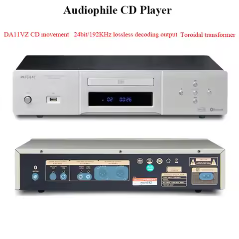 Professional HIFI CD Player Bluetooth 5.0 SPHE8104GW DAC OPA1612 Operational Amplifier Home DTS CD M