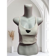 Crop Top Import Pr4da White