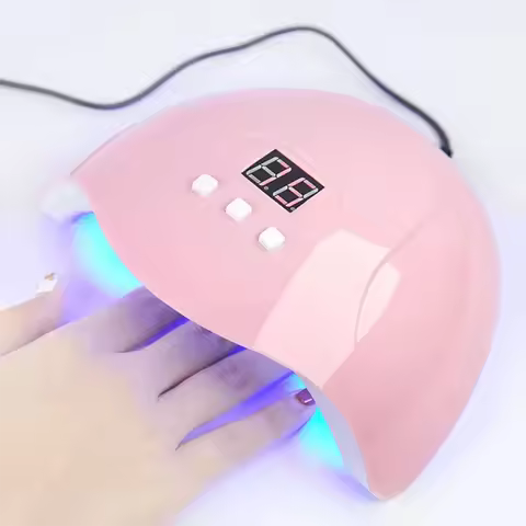 YIKOOLIN Nail Dryer Gel Nail Polish Curing LED UV Light with 3 Timers Automatic Sensor LCD Display P