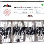 (5 PIECES) DIODE 6A 6A10 DIODE 6A 1000V MIC