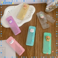 SYNITE Small Comb, Mini ABS Cute Foldable Comb, Portable Mini Massage Comb