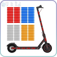 SULIN 20pcs Reflective Stripe, Dustproof PVC Night Warning Sticker,  19mm Safety Waterproof Scooter 