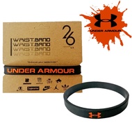 NEW GELANG TANGAN PRIA UNDER ARMOUR \ BLACK-ORANGE