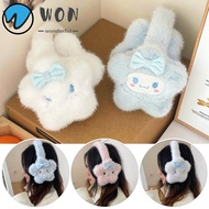 WON Winter Earmuffs, Melody Warm Plush Ear Warmer,  Ear Protection Ear Cover Plush Ear Protection Ba