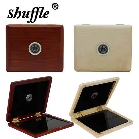 Reeds Storage Box Sax Saxophone Clarinet Reed Wooden Waterproof Sax Alto With Hygrometer Can Hold Fi