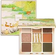 Catkin Eyeshadow Palettes 9 Blendable Shades Smooth Long Lasting Eyeshadow Matte and Glitter Eye Mak