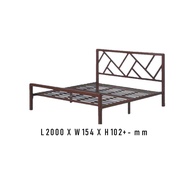 3V METAL KING BED TE960FSBN SUPER BASE / KATIL BESI TAHAN LASAK