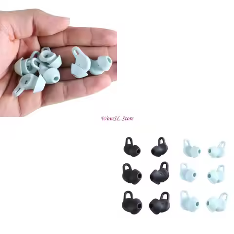1Set Silicone Eartips Earbuds Tips Set Enhances Sound Comfort For Freelace pro2 HX5E