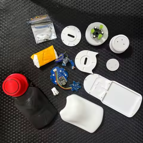 Spacekat 3D Space Mouse Component Custom Bluetooth Wireless Mouse 3D Model CAD Design Connexion Game