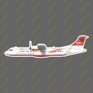 Far East Airlines ATR72 Realistic Civil Aircraft 3M Sticker Waterproof Size 165MM