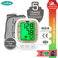 Cofoe Rechargeable Blood Pressure Monitor Digital with USB Charger Original Upper Arm High BP Check Machine Automatic Smart High Blood Pressure Check Monitoring Complete Set Sphygmomanometer  for Hypertension
