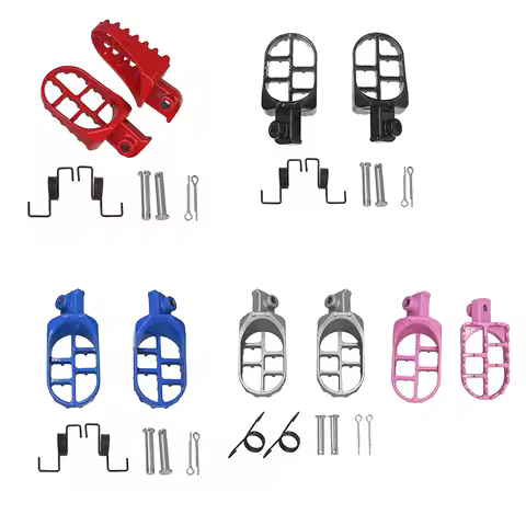 1pair Foot Pegs Rests Footpegs for Yamaha PW50 80 TW200 for XR50R CRF50 CRF70 CRF80 CRF100F Motorbik