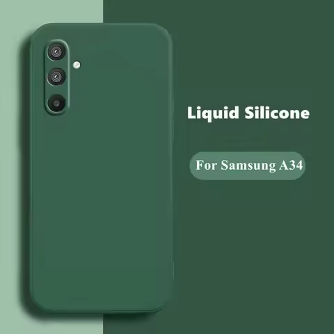 For Samsung Galaxy A34 5G Case Cover Samsung Galaxy A34 A54 A14 A04 A13 A23 Coque Funda Soft Liquid 