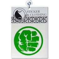 Hulk Logo Cutting Sticker Motorcycle Car Sticker