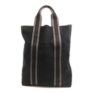 HERMES 【Hermes Fair】帆布Fourre Tout Cabas手挽袋Black