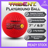 Trident Milestone Playground Ball Dodgeball Red Outdoor Dodgeball