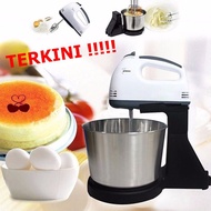 ♥♥Pengadun Elektrik Dapur Berkuasa Tangan 7 Kelajuan, Pemukul Telur, Kek, Bakar♥