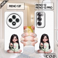 Oppo RENO 12 case _ oppo RENO 12F case _ oppo RENO 12 PRO case - flexible clear black silicone case