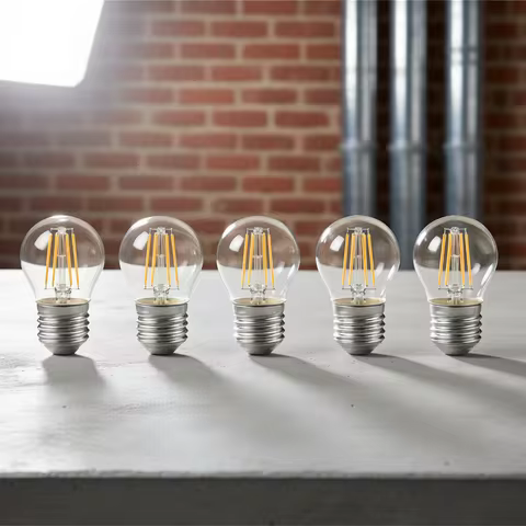 Retro Edison LED Globe Light Bulb G45 2W 4W 6W E27 2700K 6000K Led Filament Bulb 110V for Garden Str