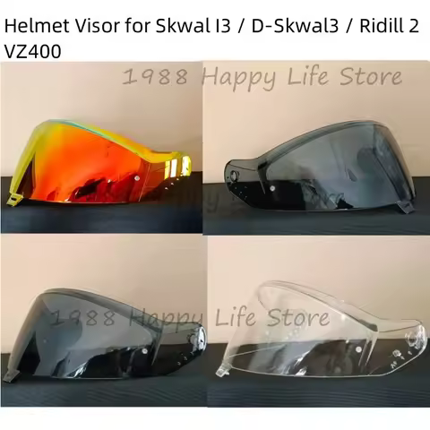 Helmet Visor for Shark Skwal i3 / D-Skwal3 / Ridill 2 VZ400 Lens Sun Shield Glass Viewfinder Windshi
