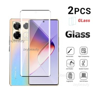 Infinix Lưu Ý 40 Pro Cộng Với 5G 2024 4G miếng bảo vệ màn hình bọc hoàn toàn kính cường lực cong Cho