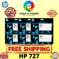 GENUINE HP 727 727B 130ml / 300ml DesignJet Ink Cartridge (3WX13A, 3WX19A, 3WX14A, 3WX15A, B3P19A, B