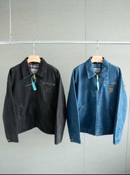 Carhartt WIP 重磅做舊牛仔底特律翻領夾克 J97同款 男女同款