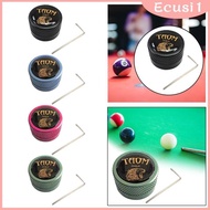 [Ecusi] Pool Cue Chalk Holder Billiard Cue Snooker Accessory Metal Pool Cue Chalk Case Snooker Pool Cue Chalk Carrier Pocket