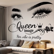 Queen image wall sticker for living room and bedroom background wall decoration, sofa placement back