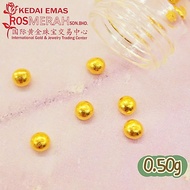 KEDAI EMAS ROSMERAH 999.9 Fine Gold Bean Mini size 999.9迷你小金豆