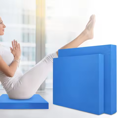 Soft Yoga Balance Cushion Pad Training Padded Waist Abdomen Exercise Fitness Mat Equipment Balanced