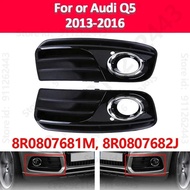 For 2013-2016  Audi Q5 Front Bumper Fog Light Lamp Cover Grill 8R0807681M 8R0807682J