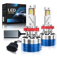 2ชิ้น หลอด LED ไฟหน้ารถกำลังสูง 280W H11 150,000LM ไฟหน้า H7 9005 HB3 9006 HB4 H4 สำหรับรถยนต์