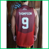 ❏ ◩  SCOTTIE THOMPSON RED/WHITE CHAMPION BARANGAY GINEBRA JERSEY 2023
