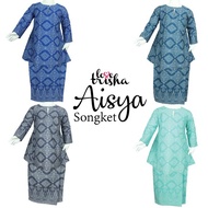 Lovetrisha Aisya Songket Kurung  -  Baju Raya Kebaya Pastel Kanak-Kanak Budak Perempuan 0-12 tahun | Muslimah Girl Dress
