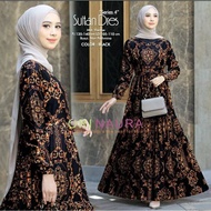 [ gratis ongkir ] Gamis Sultan Terbaru Dress Wanita  Gamis Pesta Mewah Dan Elegan Gamis Syar'i Modern Baju Murah Bagus 100% Cotton