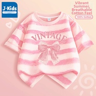 JKIDS | Lightweight Summer Girl Sports Set Short Sleeve Blouse Plaid Skirt
