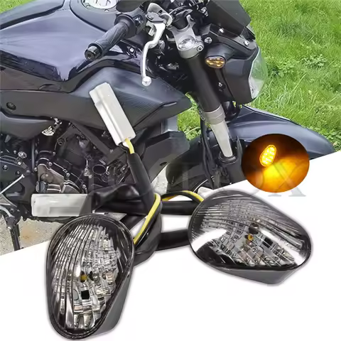 LED Flush Mount Lamp Turn Signals Indicator Light Fit For YZF R1/R3/R6/R6S TMAX MT-09 Fazer FZ1 FZ6/