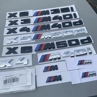 Bmw BMW M Logo X2 X3 X4 X5 X6 Car Rear Tail Logo M135i M35i M40i M50i 40d Car Logo