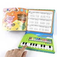 FL Children's Musical Piano Book with 18 Keys for Children from 3 to 6 Years Old for Daily Use