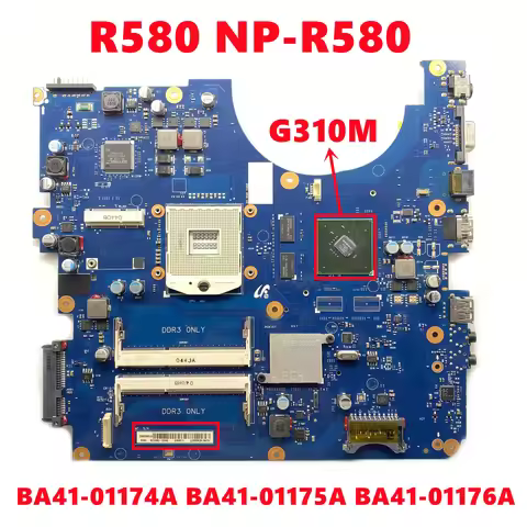 BA92-06513B BA41-01175A BA41-01176A For Samsung R580 NP-R580 Laptop Motherboard With N11M-GE1-B-A2 G