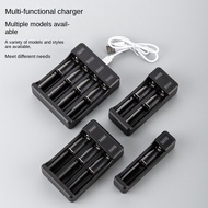 18650 Fast Charger with Type cableNew 4.2V 18650 Charger Li-ion Battery USB Independent Charging Portable Electronic 18650 18500 16340 14500 26650 Battery Charger