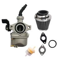 ATV Carburetor PZ19 with Fuel Filter and 35mm Air Filter for 50cc 70cc 80cc 90cc