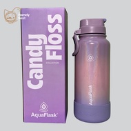 Aqua Flask Straw Candy Floss Series 22/32/40oz - Stainless Steel Space Thermos Cup Cute Vacuum Insul