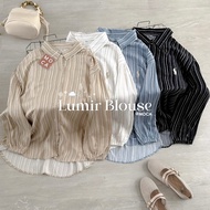 LUMIR BLOUSE BY MOCA BASIC BLOUSE WITH COTTON RAYON MOTIF