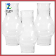 Lamp Oil Lamp Parts Glass Shades Replacement, 3pcs Clear Glass Shade 3inch Oil Covers Kerosene Lamp Accessories Lampshades Lamp Oil Lamp Parts shenglons